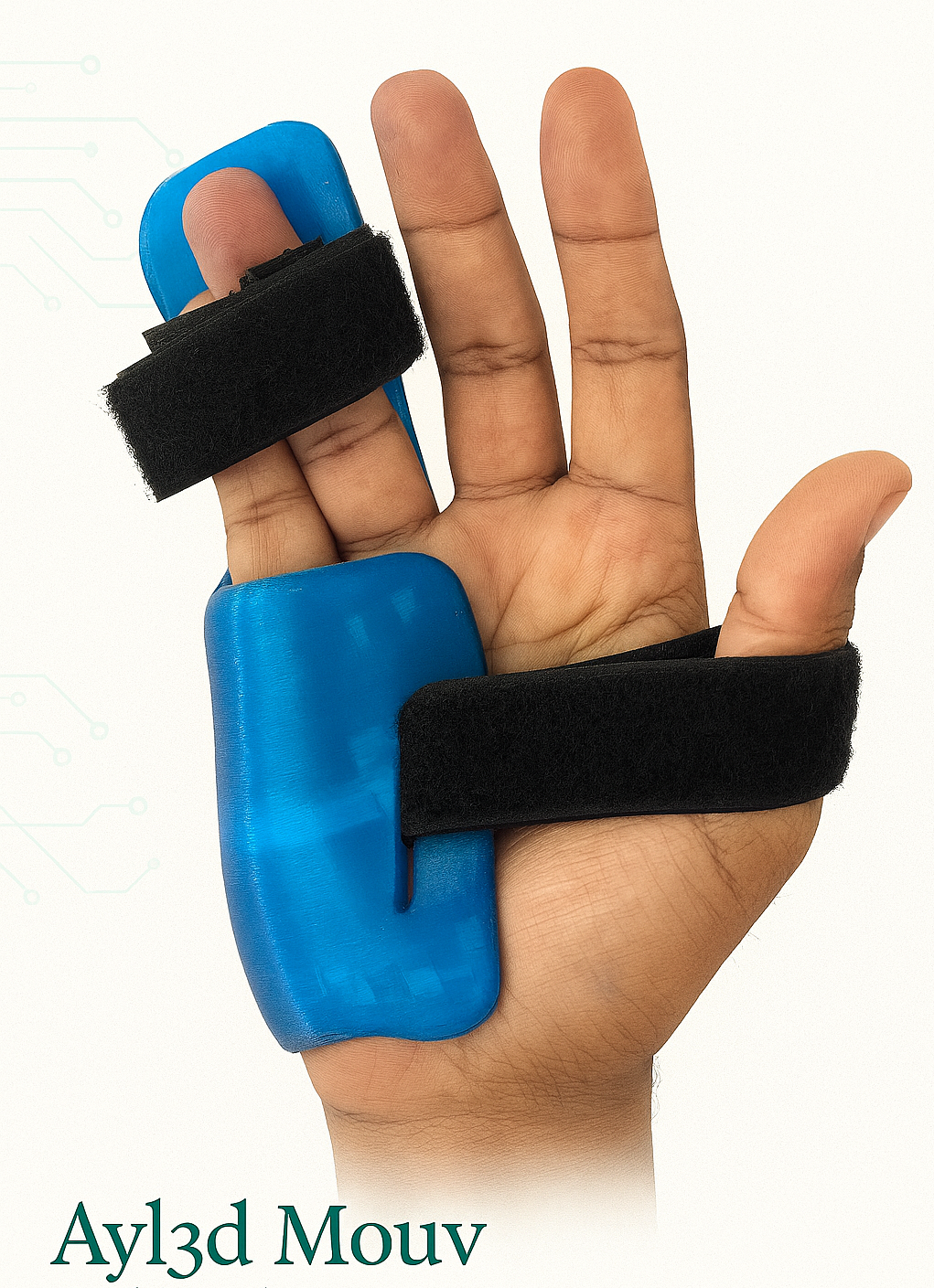 attelle maitient 4ème et 5ème doigt